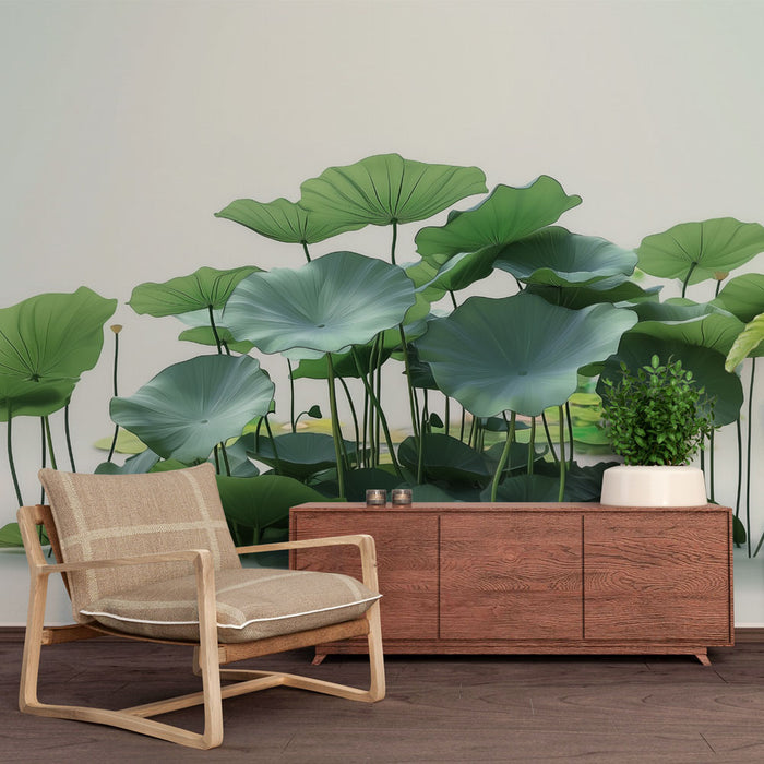 Papier peint nénuphars | Design apaisant et naturel