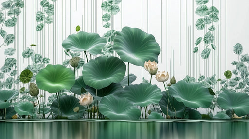 Papier peint nénuphars Élégance naturelle pour votre intérieur