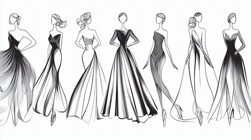 Papier peint mode esquisse Élégance et style