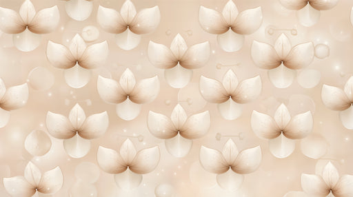 Papier peint fleurs beige Élégance et douceur