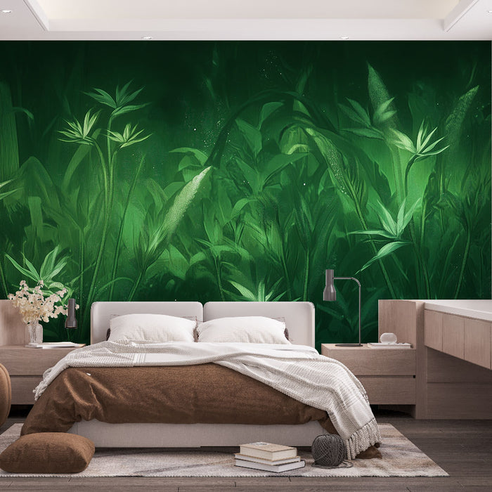 Papier peint végétal | Vert Luxuriant