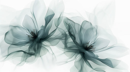 Papier peint floral Élégance éthérée