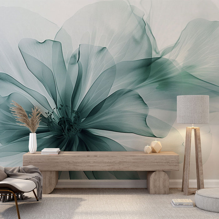 Papier peint floral | Élégance design éthéré