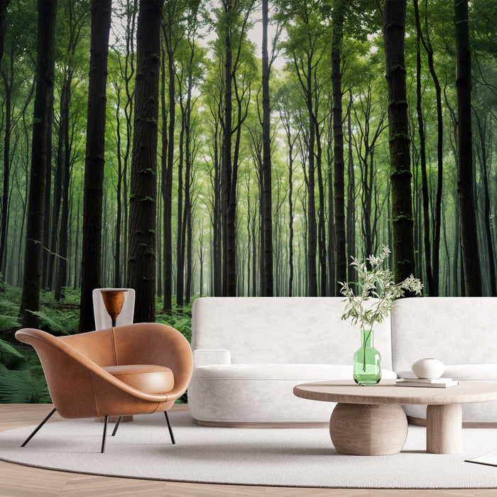 Papier peint forêt | Évasion verte