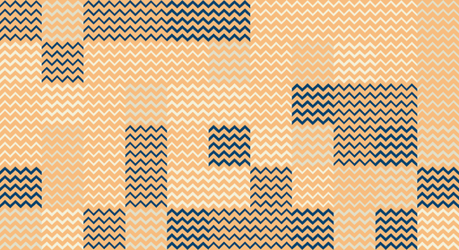 Papier peint zigzag Beige et bleu marine