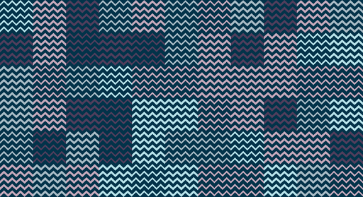 Papier peint Zigzag Motifs Colorés Contemporains