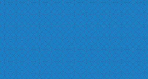 Papier peint géométrique Bleu avec motif fractal