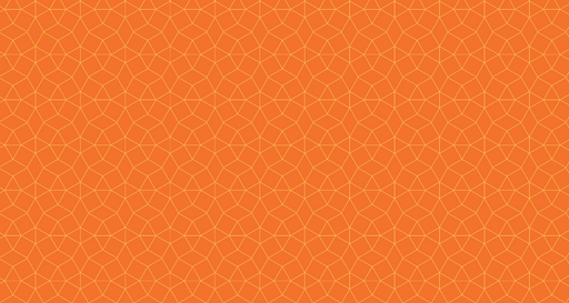 Papier peint géométrique Motif orange vif et moderne