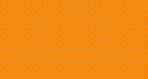 Papier peint géométrique Design orange vif