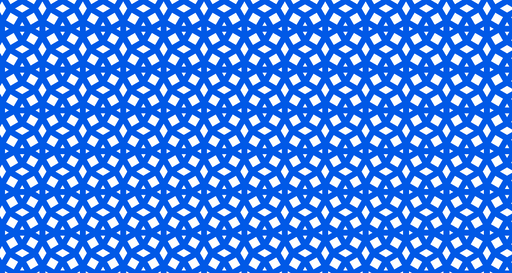 Papier peint géométrique Motif bleu et blanc