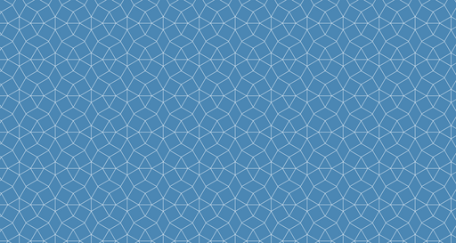 Papier peint géométrique Bleu et Blanc