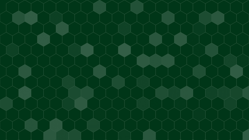 Papier peint géométrique Hexagones verts