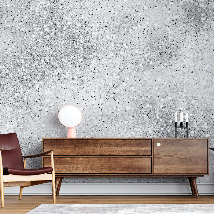 Papier peint éclaboussures | Design moderne en noir et blanc