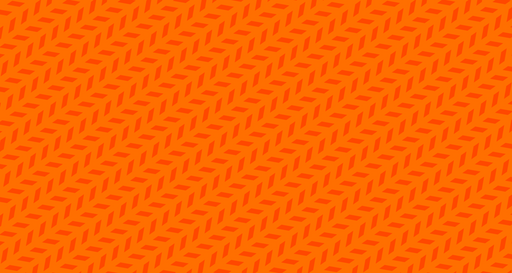 Papier peint géométrique Orange vif et moderne