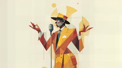 Papier peint jazz Abstrait et coloré