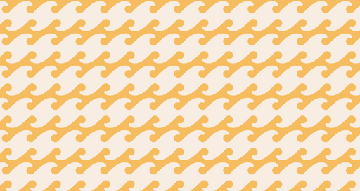 Papier peint vague Design ondulé jaune