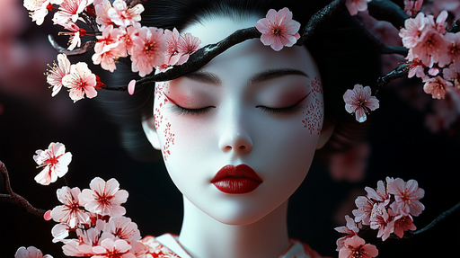 Papier peint Sakura Élégance florale