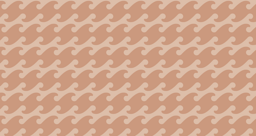 Papier peint vagues Motif ondulé en rose saumon