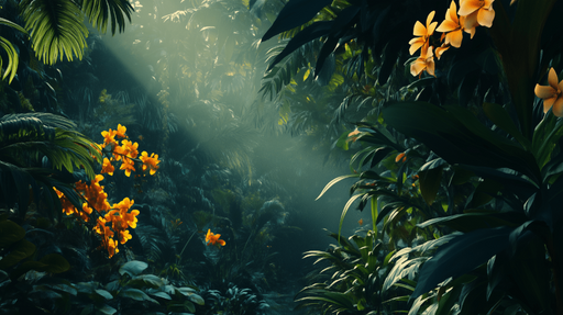 Papier peint jungle Évasion tropicale luxuriante