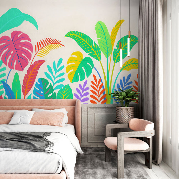 Papier peint tropical | Explosion de Couleurs