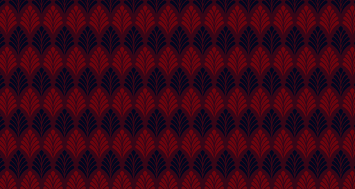 Papier peint Art Déco Motif Rouge et Noir