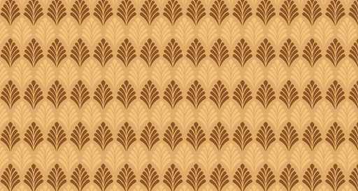 Papier peint rétro Motif vintage beige et marron