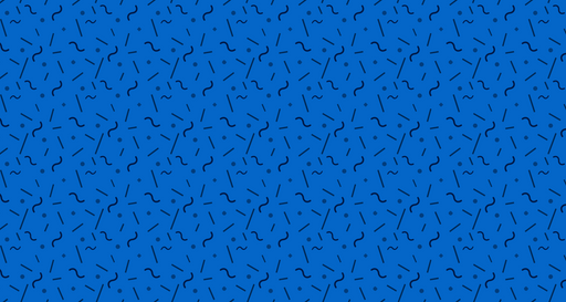 Papier peint graphique Motif géométrique bleu et noir