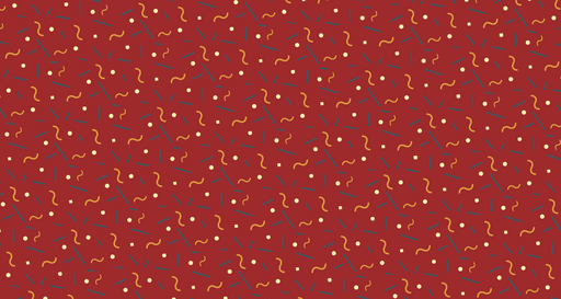 Papier peint motifs abstraits Rouge et Jaune