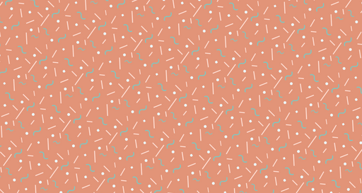 Papier peint rétro Motif géométrique pêche