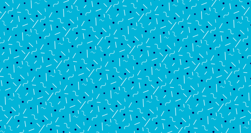 Papier peint motifs géométriques Bleu vif