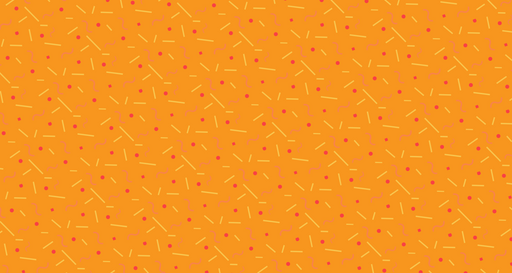 Papier peint géométrique Motif abstrait orange et rouge