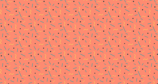 Papier peint motifs rétro Design ludique et coloré