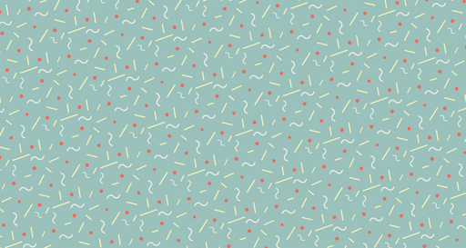 Papier peint géométrique rétro Motifs colorés et ludiques