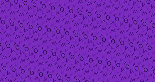 Papier peint graphique Motif violet et noir
