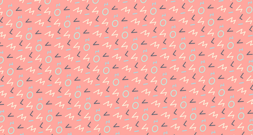 Papier peint géométrique rétro Motifs abstraits sur fond rose