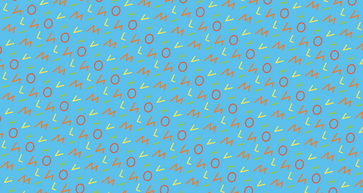 Papier peint rétro Motifs géométriques colorés