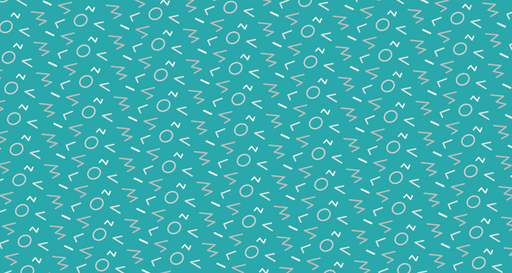 Papier peint géométrique Motifs abstraits sur fond turquoise