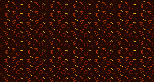 Papier peint géométrique Zigzags et cercles multicolores