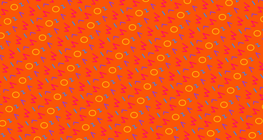 Papier peint géométrique Motif rétro coloré