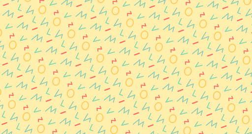 Papier peint rétro Motifs géométriques colorés