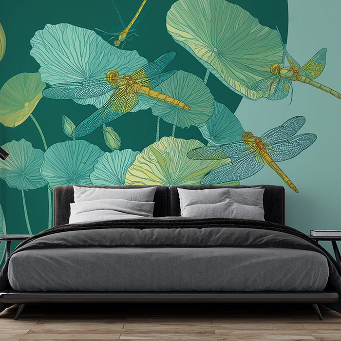 Papier peint libellules | Évasion naturelle