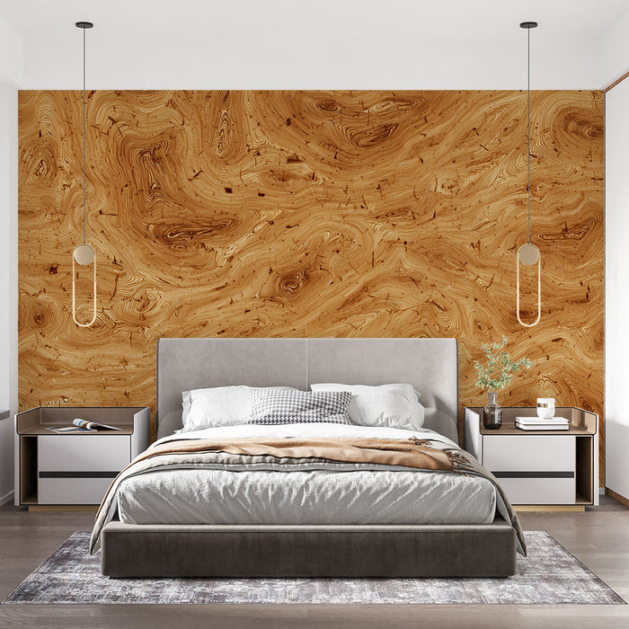 Papier peint effet bois | Design naturel et chaleureux