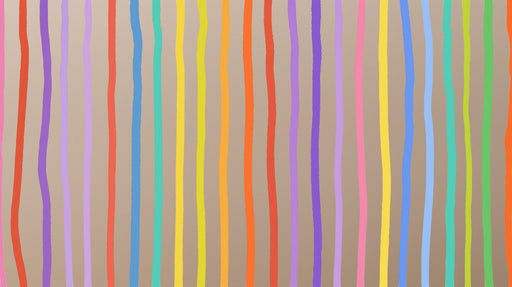 Papier peint Rayures Multicolores Design Moderne et Ludique