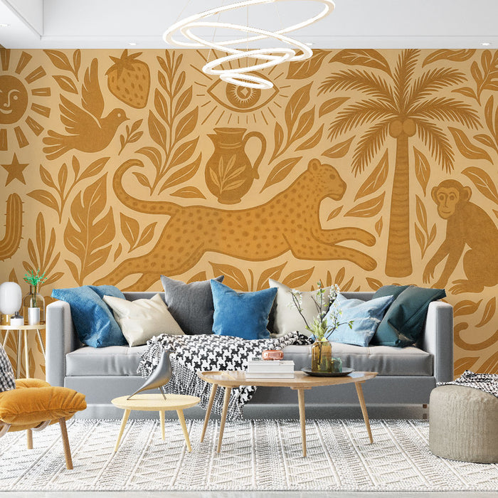 Papier peint Jungle Animale | Motifs exotiques et sauvages