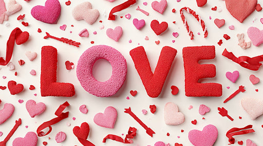 Papier peint amour Design romantique et coloré
