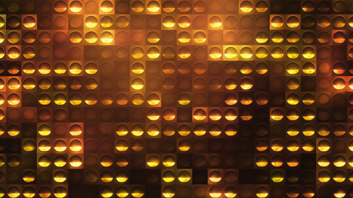 Papier peint géométrique Design rétro luminescent