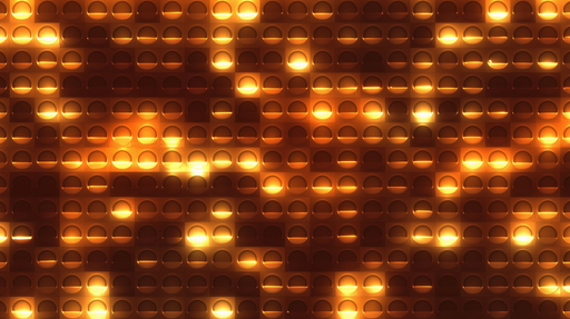 Papier peint lumineux Motif rétro en or et brun