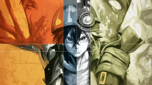 Papier peint anime Style héroïque et dynamique