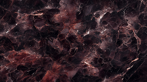Papier peint marbré Teintes de rouge foncé et noir
