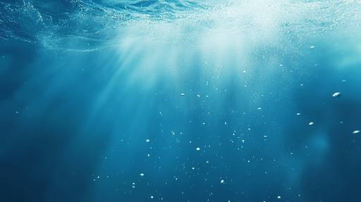 Papier peint océan Profondeur marine apaisante